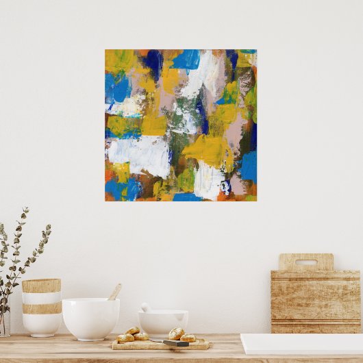 抽象芸術式#11by Michael Moffa ポスター (キッチン)