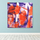 抽象芸術式#12by Michael Moffa キャンバスプリント (インサイチュ (ウッドフロア))