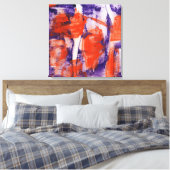 抽象芸術式#12by Michael Moffa キャンバスプリント (インサイチュ (寝室))