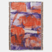 抽象芸術式#12by Michael Moffa スローブランケット (正面縦)