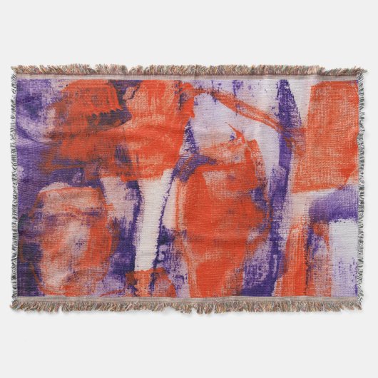 抽象芸術式#12by Michael Moffa スローブランケット (正面)