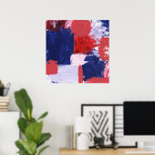 抽象芸術式#1by Michael Moffa ポスター (ホームオフィス)