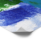 抽象芸術式#4by Michael Moffa ポスター (角)