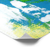 抽象芸術式#5by Michael Moffa ポスター (角)