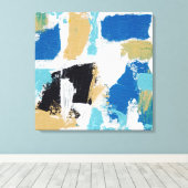 抽象芸術式#6by Michael Moffa キャンバスプリント (インサイチュ (ウッドフロア))