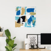 抽象芸術式#6by Michael Moffa ポスター (ホームオフィス)