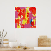 抽象芸術式#7by Michael Moffa ポスター (キッチン)