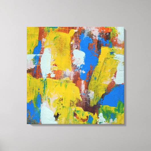 抽象芸術式#8by Michael Moffa キャンバスプリント (正面)