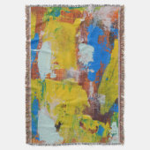 抽象芸術式#8by Michael Moffa スローブランケット (正面縦)