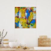 抽象芸術式#8by Michael Moffa ポスター (キッチン)