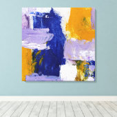 抽象芸術式#9by Michael Moffa キャンバスプリント (インサイチュ (ウッドフロア))