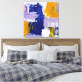 抽象芸術式#9by Michael Moffa キャンバスプリント (インサイチュ (寝室))