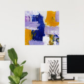 抽象芸術式#9by Michael Moffa ポスター (ホームオフィス)