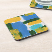 抽象芸術式No.3 by Michael Moffa コースター (左側)