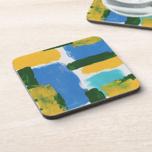 抽象芸術式No.3 by Michael Moffa コースター (左側)