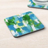 抽象芸術式No.5 by Michael Moffa コースター (左側)