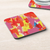 抽象芸術式No.7 by Michael Moffa コースター (左側)