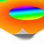 抽象芸術彗星 ポスター (角)