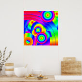 抽象芸術彗星 ポスター (キッチン)