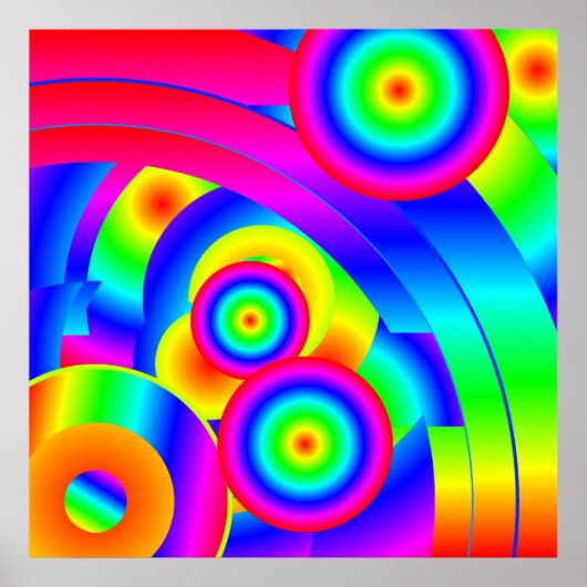 抽象芸術彗星 ポスター (正面)