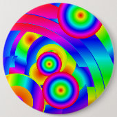 抽象芸術彗星 缶バッジ (正面)