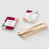 抽象芸術形コンテンポラリー式プログラム ハンドファン (組立なし)