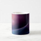 抽象芸術形状から型枠へ染色する コーヒーマグカップ (中央)