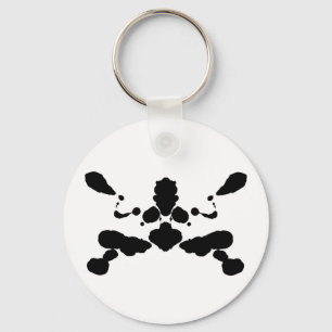抽象芸術形状心理試験盤Rorschach キーホルダー