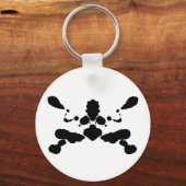 抽象芸術形状心理試験盤Rorschach キーホルダー (正面)