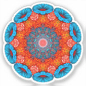 抽象芸術形状 シール (正面)