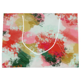 抽象芸術応援 ラージペーパーバッグ