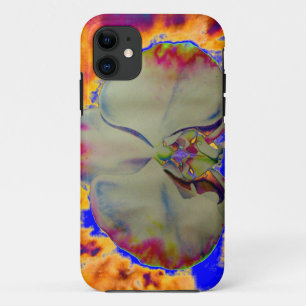 抽象芸術性フローラ絵画カラフルラン iPhone 11 ケース