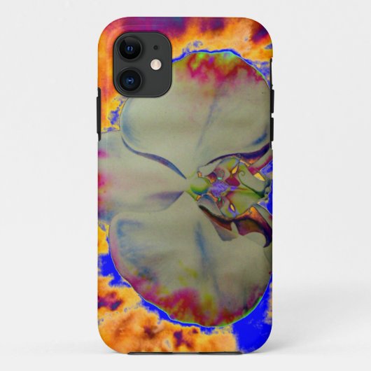 抽象芸術性フローラ絵画カラフルラン Case-Mate iPhoneケース (裏面)