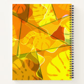 抽象芸術性葉 ノートブック (裏面)