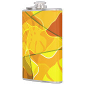 抽象芸術性葉 フラスク (左)