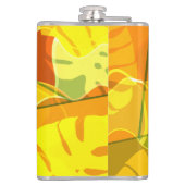 抽象芸術性葉 フラスク (裏面)