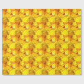 抽象芸術性葉 ラッピングペーパー (フラット)