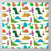 抽象芸術恐竜 ポスター (正面)