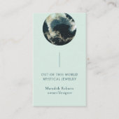 抽象芸術惑星神秘的な宇宙起業家 名刺 (正面)