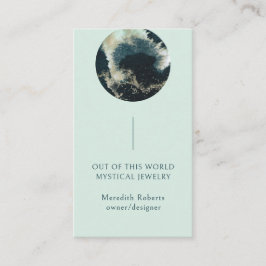 抽象芸術惑星神秘的な宇宙起業家 名刺