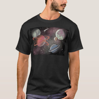 抽象芸術惑星2 Tシャツ