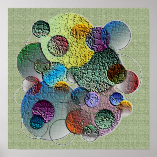 抽象芸術惑星 ポスター (正面)