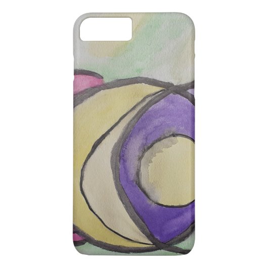 抽象芸術惑星iPhoneケース Case-Mate iPhoneケース (裏面)