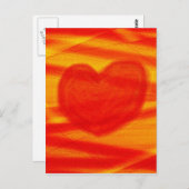 抽象芸術愛 ポストカード (正面/裏面)