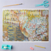 抽象芸術愛 薄葉紙 (クラフト)