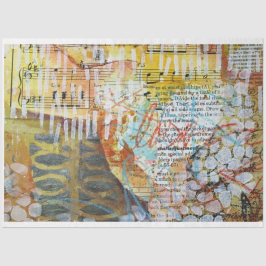 抽象芸術愛 薄葉紙 (正面)