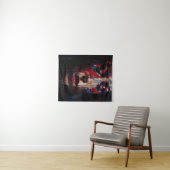 抽象芸術感情ポートレート表現主義アート タペストリー (インサイチュ(横))