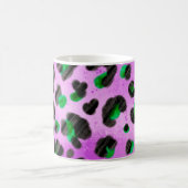 抽象芸術手スケッチ毛ブラシストロークシームレス コーヒーマグカップ (中央)