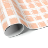 抽象芸術手描きのグリッドジオメトリイラストレーションpa ラッピングペーパー (ロールコーナー)