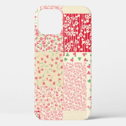 抽象芸術手描きの継ぎはぎ模様 Case-Mate iPhoneケース (裏面)